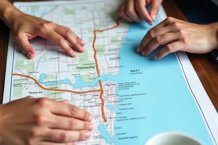 Tampa Bay geography can turn a nearby match into a difficult commute