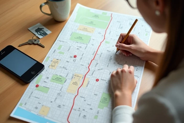 Baltimore matches become more workable when distance reflects neighborhood travel
