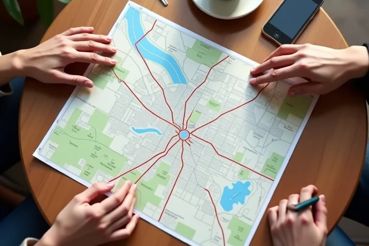 Phoenix geography turns a short mileage radius into uneven travel
