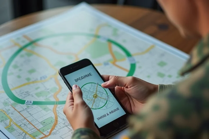 While matching around Akron, location precision can expose routines