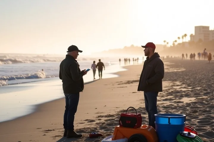 When a beach gathering is too active or noisy for conversation